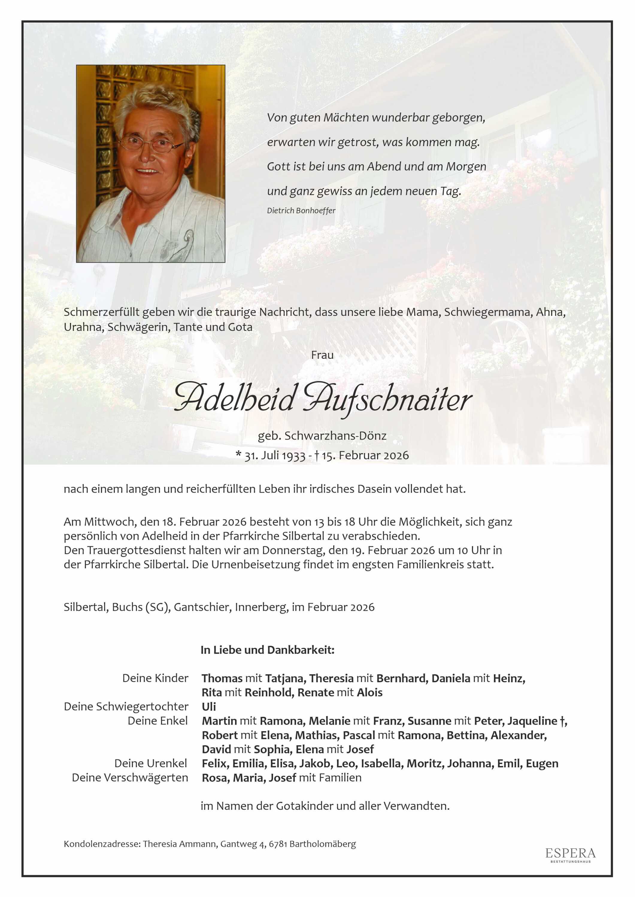 Adelheid Aufschnaiter